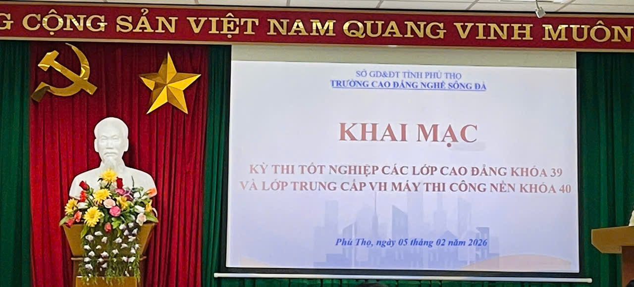 KHAI MẠC THI TỐT NGHIỆP HỆ CAO ĐẲNG, TRUNG CẤP ĐỢT THÁNG 02 NĂM 2026