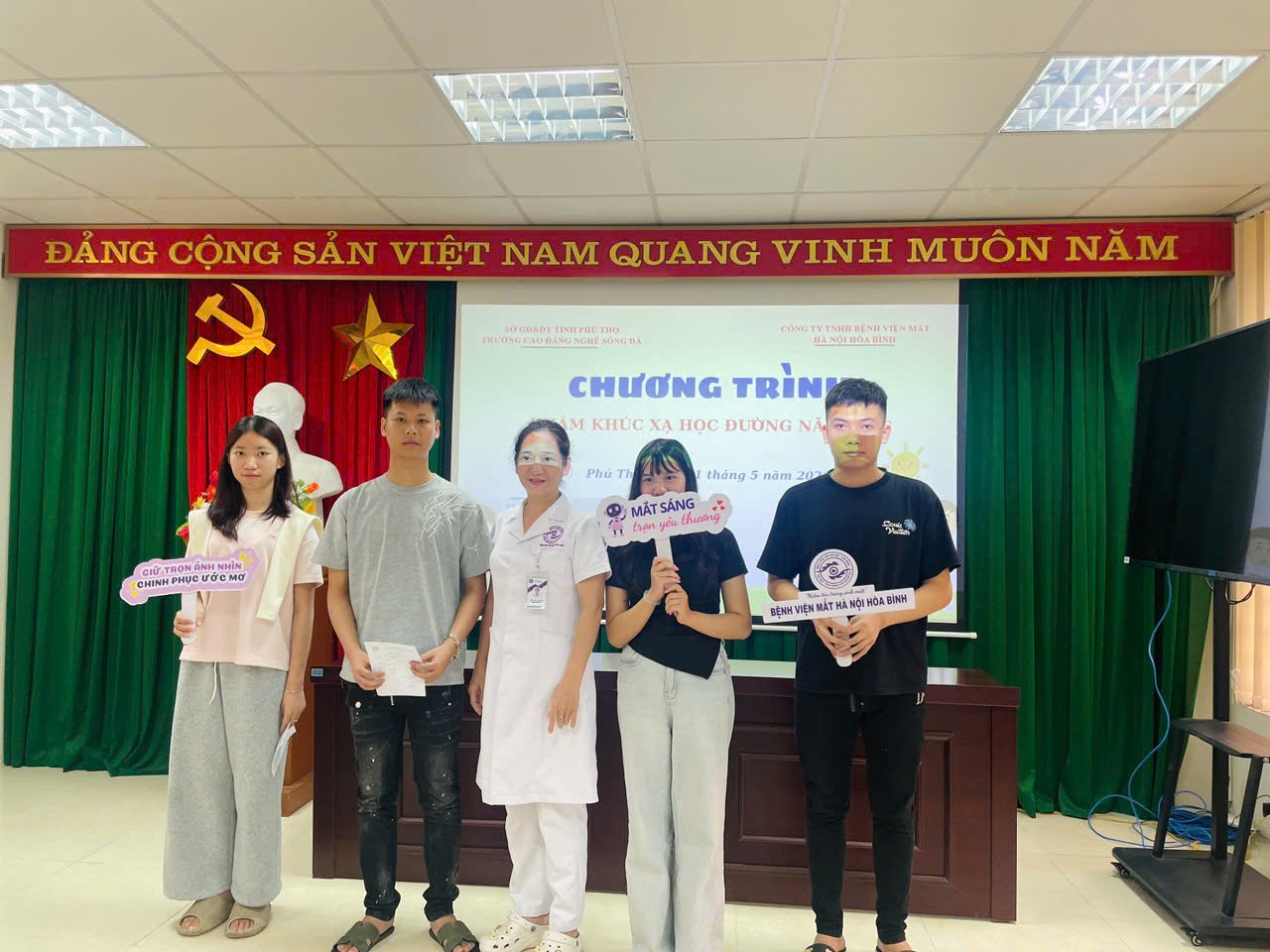 Học Sinh, Sinh Viên Trường Cao Đẳng Nghề Sông Đà Được Khám  Khúc Xạ Học Đường Năm 2026
